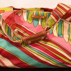 Bright & Colorful Vintage Kate Spade Canvas Tote
